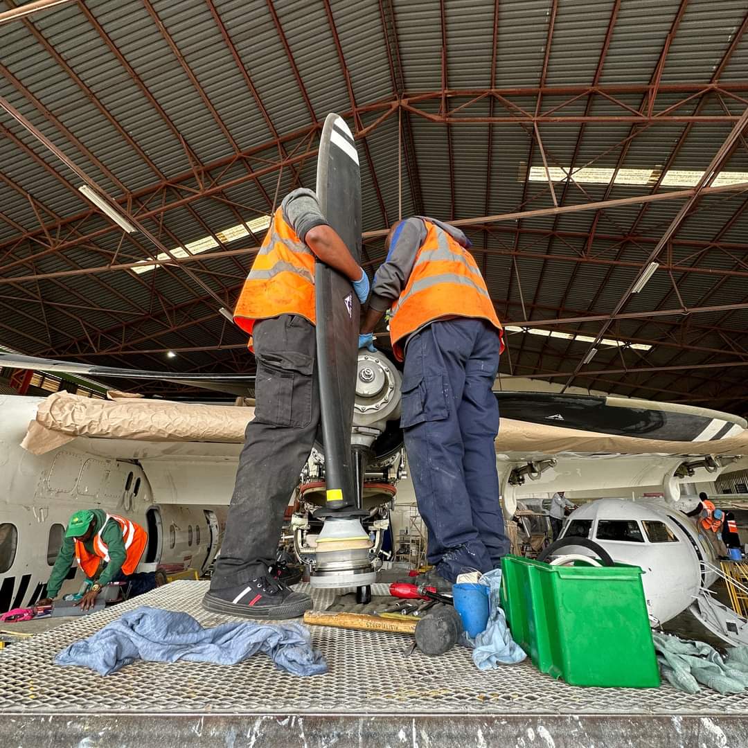 Aircraft maintenance engineering training at Wilson Airport Nairobi